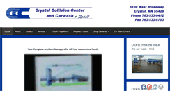 Desktop Screenshot of crystalcollisioncenter.com